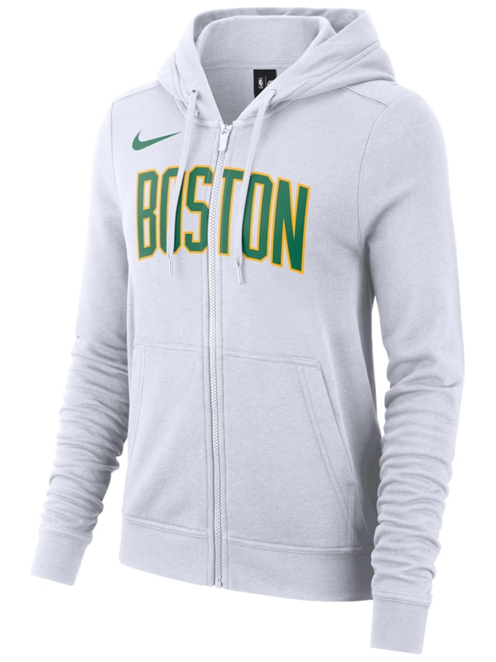 Women's Nike Boston Celtics City Edition Wordmark Essential Full-Zip Hoodie
